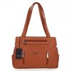 Dámská kabelka shopper bag Hernan zrzavá 3892